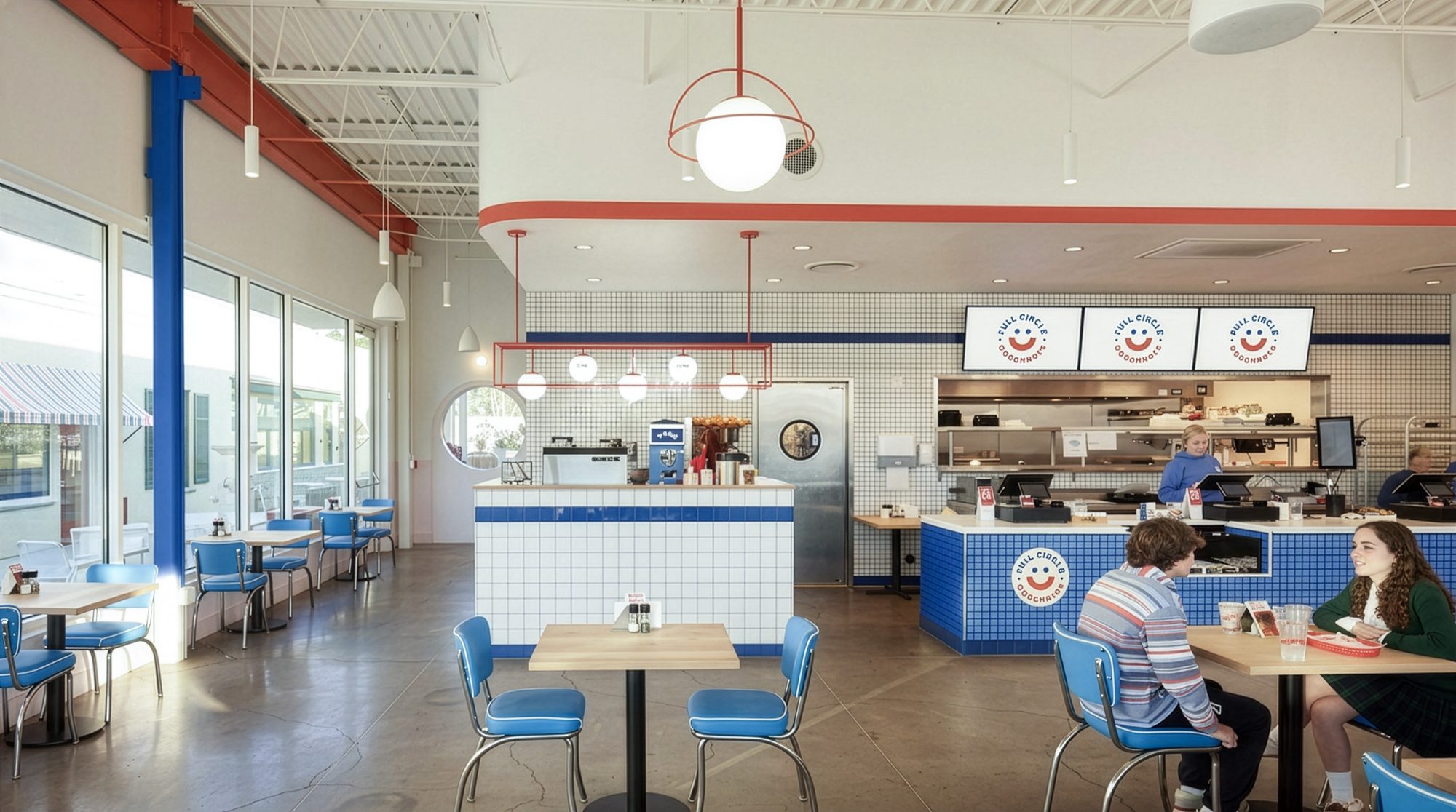 Counter at golden hour